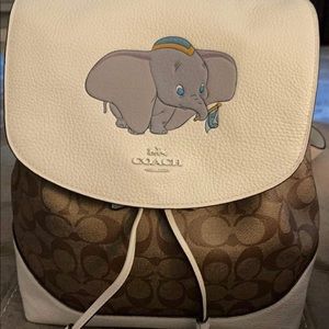 Coach Disney X Dumbo backpack bag NWOT